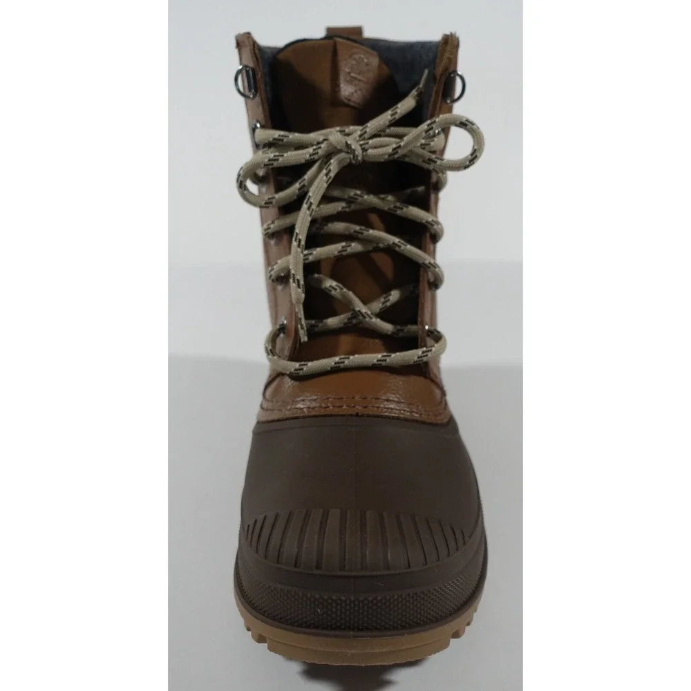 Kamik Hemlock Waterproof Winter Boots Men's 7 Ankle Height Brown MADE IN USA